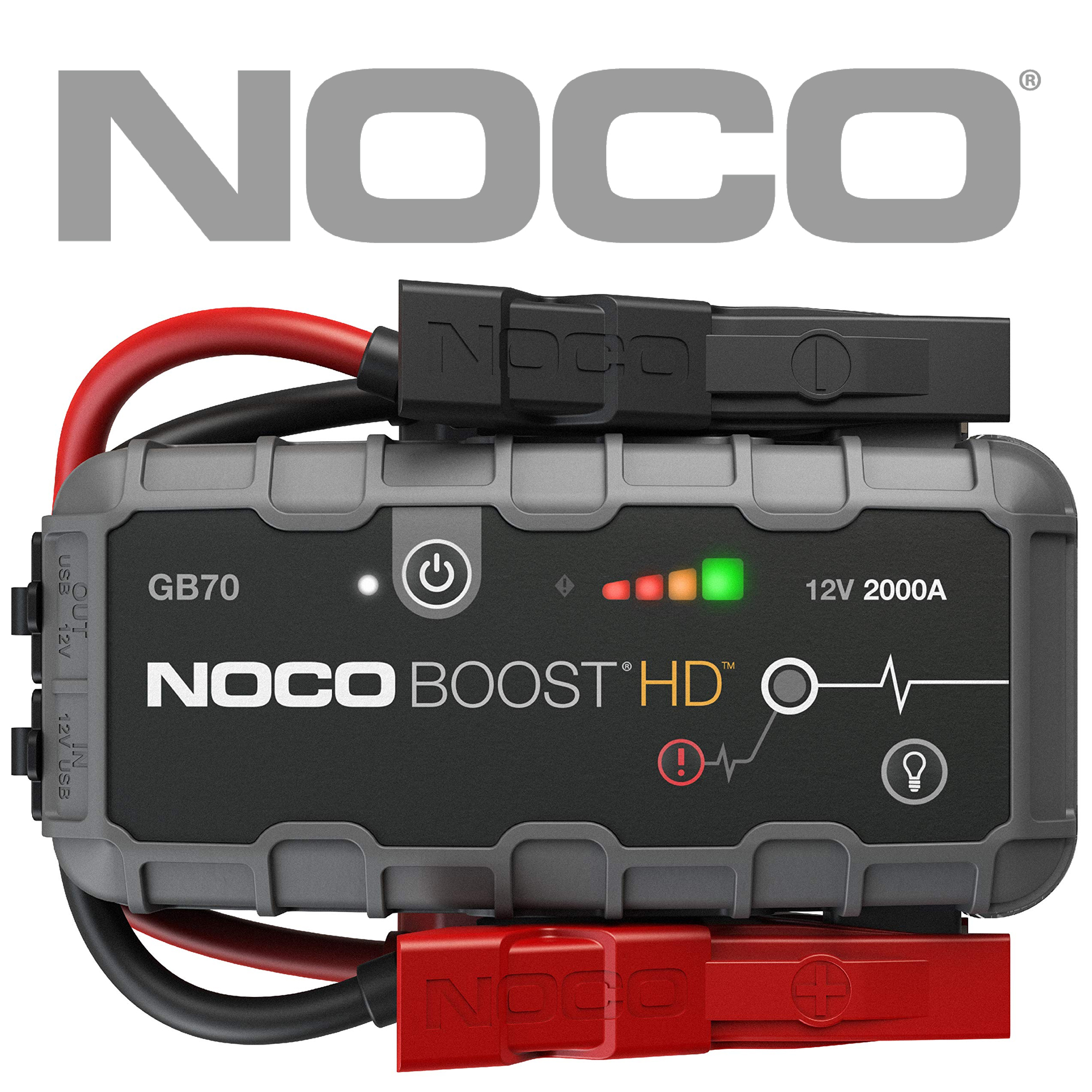 Genuine NOCO GB70 Genius Boost HD 2000A Lithium Jump Starter